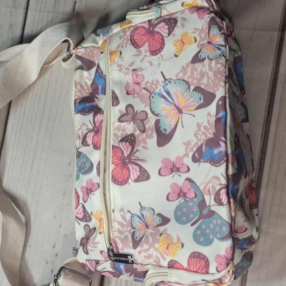 Multicolor Butterfly Purse Bag With Adjustable Strap - Picture 8 of 8